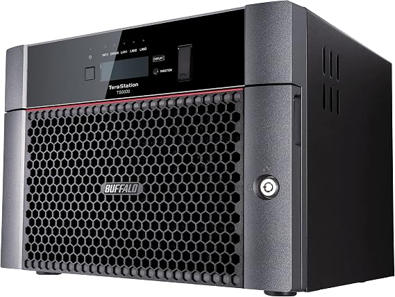 BUFFALO TeraStation 5820DN 8-Bay Business Desktop NAS 160TB (8x20TB) with Hard Drives Included RAID iSCSI Network Storage File Server