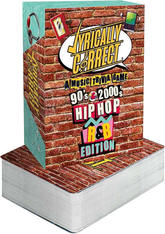 Lyrically Correct '90s & 2000s Hip-Hop & R&B Music Trivia Card Game