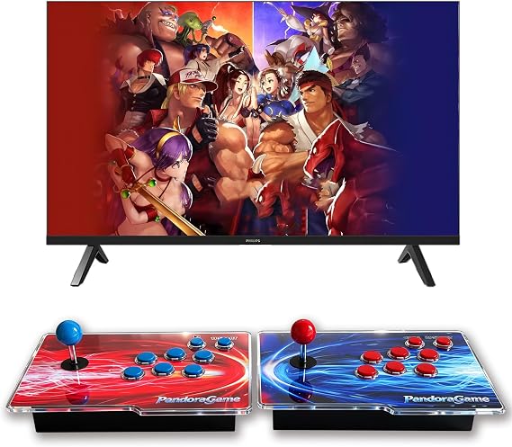 32000 Arcade Games Console with Separate Joysticks, 1-4 Players