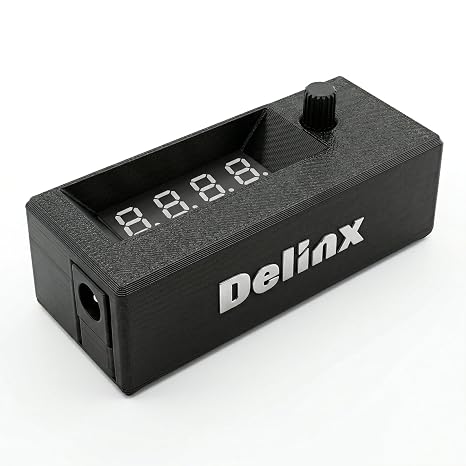 Delinx 12V 4-Pin PWM PC Fan Speed Controller, Auto/Manual Dual Mode,60W