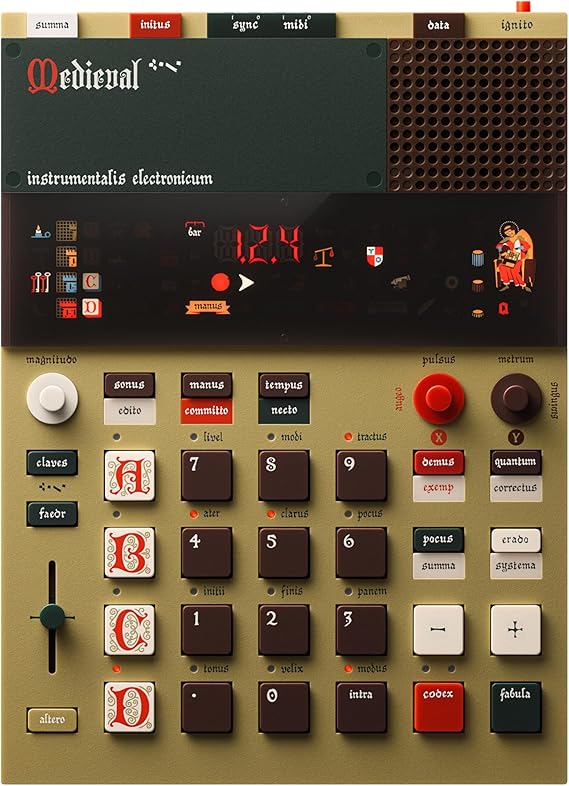Teenage Engineering EP-1320 Medieval Sampler, Drum Machine and Sequencer with Built-in Microphone and Effects