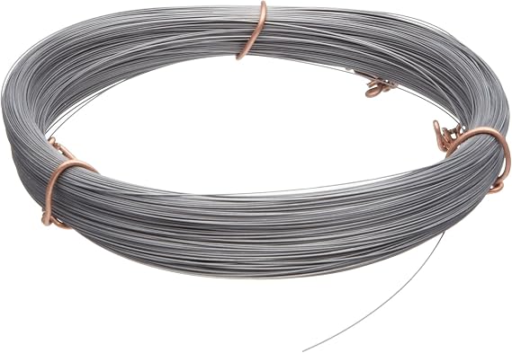 Small Parts-21214 High Carbon Steel Wire, #2B (Smooth) Finish, Full Hard Temper, ASTM A228, 0.014" Diameter, 477' Length, Precision Tolerance