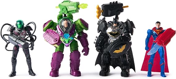 DC Comics Metal Force Team Up Action Figure Set, 4-Pack