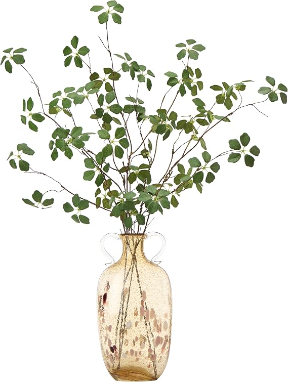 5Pcs Realistic Artificial Greenery Stems - 34" Faux Branches for Vase
