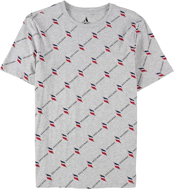 Skechers Mens Logo Print Graphic T-Shirt