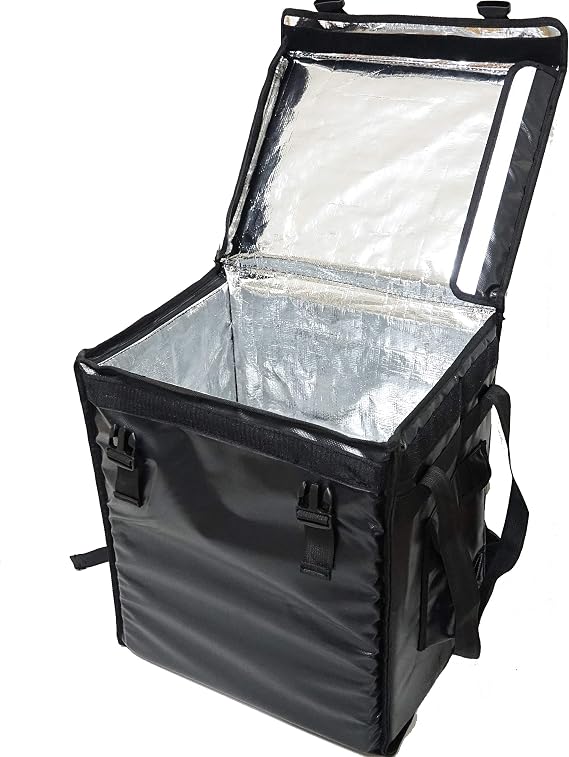 PK-66V: Insulated Food Delivery Backpack,16" L x 12" W x 18" H, Top Loading,Take Out Bag, Thermal Delivery Bag, Pizza Delivery Backpack, Matte Waterproof, Middle