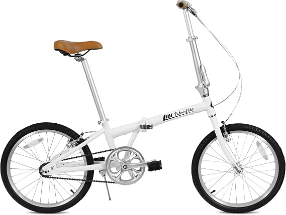 FabricBike Folding Bicycle Alloy Frame Single Speed 3 Colours