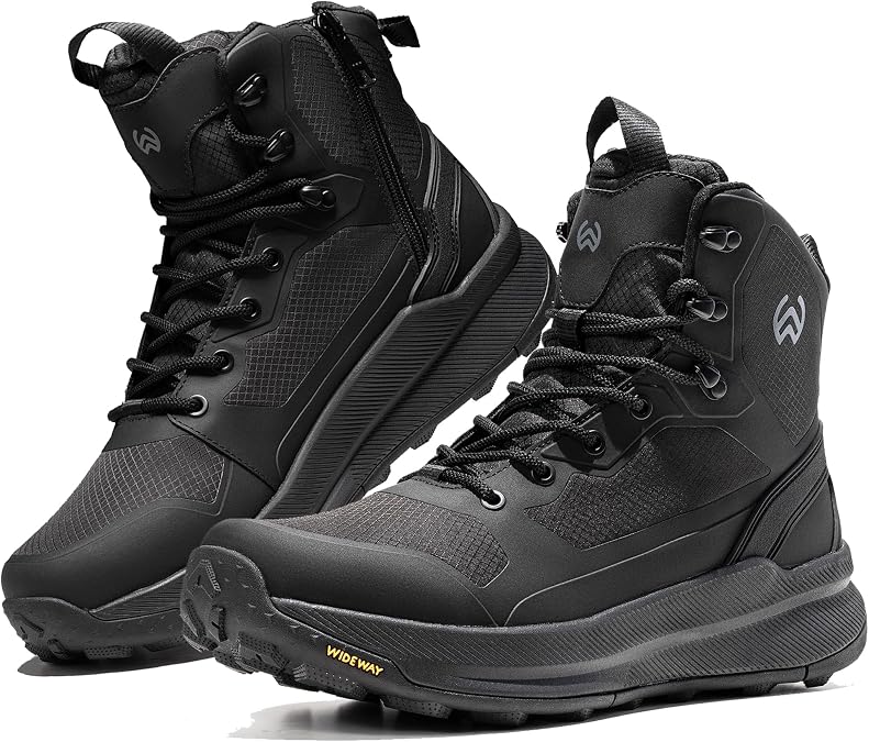 Men's Military Tactical Boots Side Zipper Combat boots Lightweight