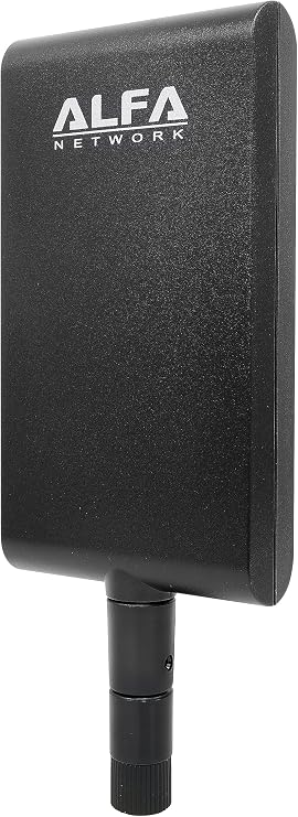 ALFA APA-M25-6E Tri-Band 2.4 GHz/5 GHz/6E high gain Directional 10 dBi Indoor RP-SMA Panel Antenna