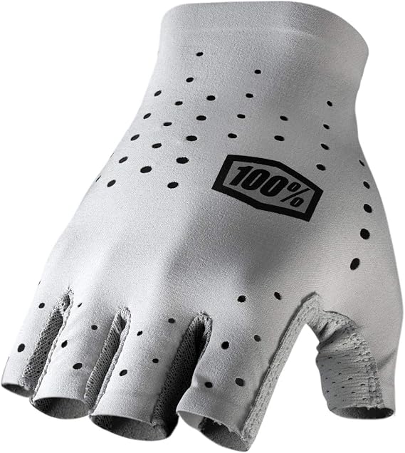 100% Sling Short Finger Mountain Biking Gloves - Lightweight Fingerless MTB Off Road Cycling Gloves
