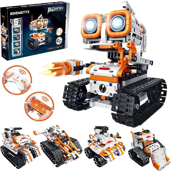 Coding Robot Building Kit for Kids, App Remote Control Compatible with Lego