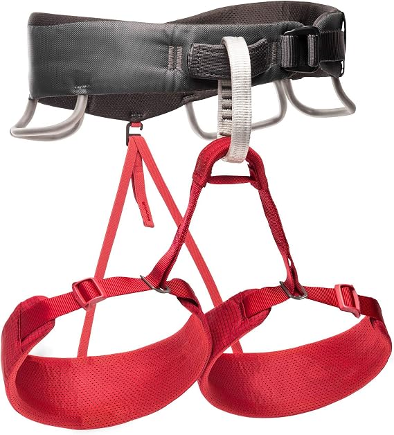 BLACK DIAMOND Women's Momentum Rock Climbing Harness, Adjustable Loops