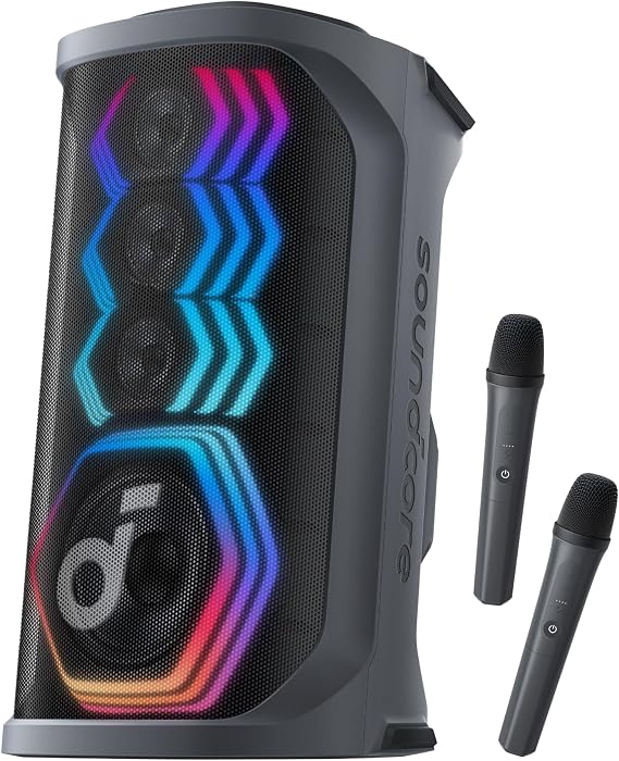 Soundcore Rave 3S AI Party Speaker by Anker, AI Vocal Removal, 200W Sound