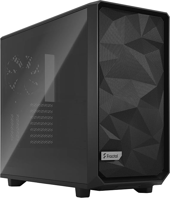 Fractal Design Meshify 2 Black ATX Flexible Light Tint Tempered Glass Window Mid Tower Computer Case