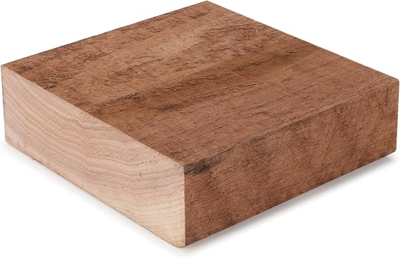 Black Walnut 2" X 6" X 6" 1-Piece
