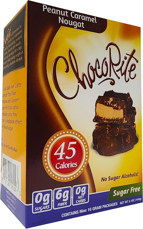Chocorite Caramel Peanut Nougat 12 Count