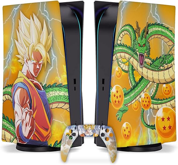 BCB Controllers Cover Plates for PS-5 Console Digital Edition & Custom Wireless Controller Plate Compatible with Play-Station 5 Console Digital Edition made in USA by Permanent Hydro-dip Printing