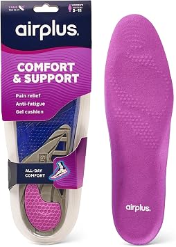 Airplus Comfort & Support Insole, Womens 5-11