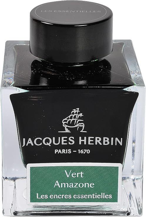 Jacques Herbin Essential Ink 50ml Green Fountain Pen Ink