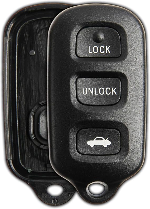 Remote Key Fob Cover Shell Case for 1996-2003 Toyota Lexus (HYQ12BBX)