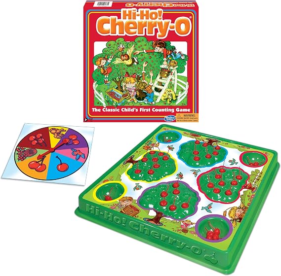 Hi-Ho Cherry-O, Classic Childrens Counting Game, by Winning Moves Games USA | Have Fun & Learn To Count, 2 to 4 Players, Ages 3+