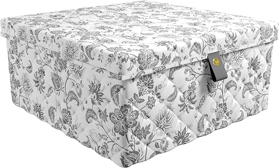 Martha Stewart Collapsible Storage Organization Bin Container Lidded Top