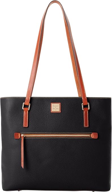 Dooney & Bourke Handbag, Pebble Grain Large Shopper Tote, Black, One Size
