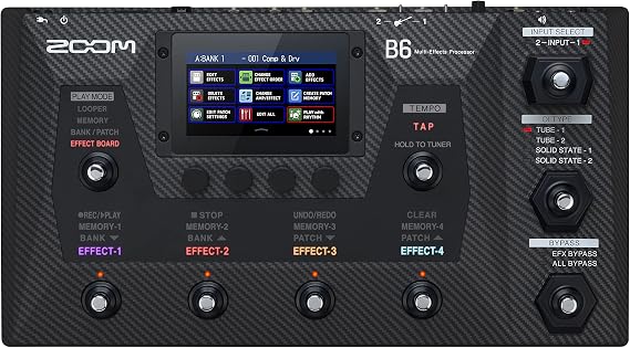 Zoom B6 Bass Multi-Effects Processor Base Multi Effects