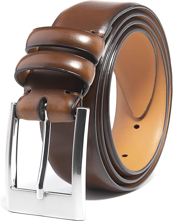 Fabio Valenti Belts for Men,Handmade Genuine Leather Men's Belt Classic and Fashion Designs