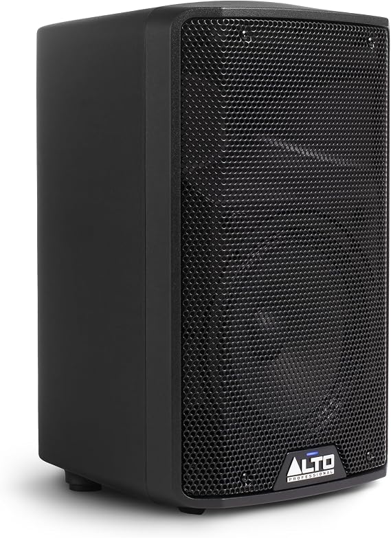 ALTO TX408 350W 8-Inch Powered PA Speaker with TWS Bluetooth, 2-Channel Mixer, Line Level for Mobile DJs and Musicians, for Small Venues, Rehearsals and Events