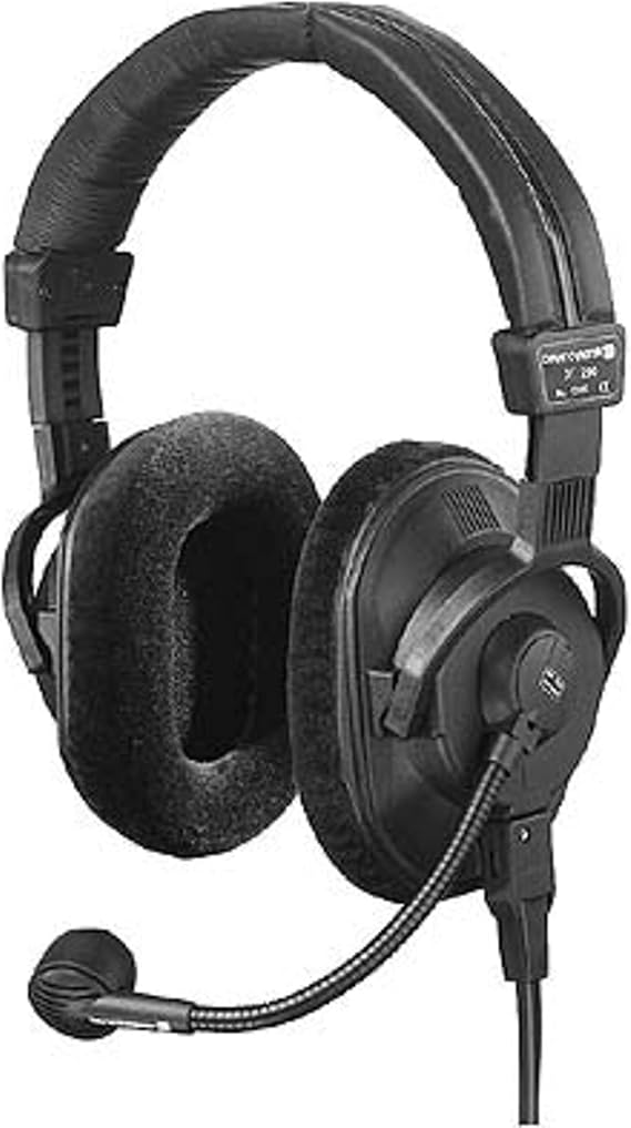 Beyerdynamic DT-290-MKII-200/80 Headset with Dynamic Hypercardioid Microphone for Broadcasting Applications, 80 Ohms