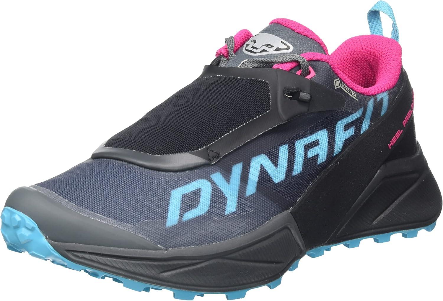 Dynafit Womens Ultra 100 GTX Trail Running Shoes Black OutFlamingo