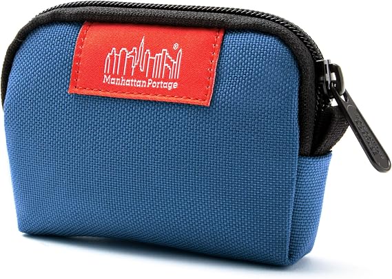 Manhattan Portage CORDURA Coin Purse With Zipper Closure Pouch Eclectic Colors Credit Card ID Card Jewelry Keys Water Resistant Gift Everyday Carry