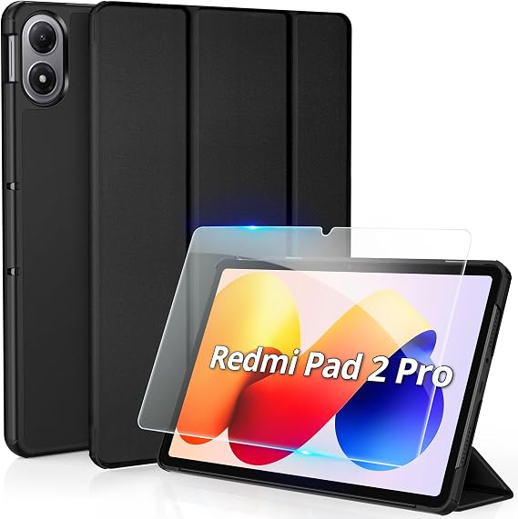 CACOE Case for Redmi Pad 2 Pro 12.1 Inch 2025 with Screen Protector
