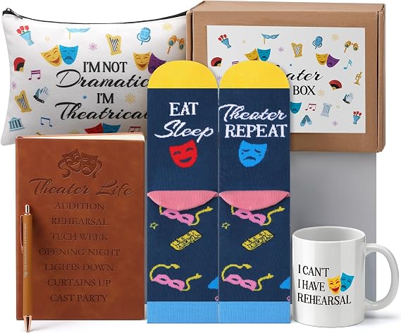 Didaey 7 Pcs Theatre Gifts for Women Girls, Broadway Musical Drama Actor