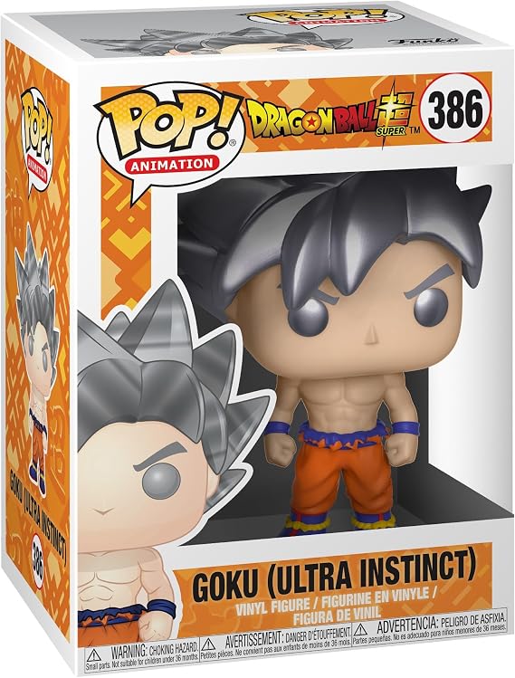 Funko POP! Animation: Dragon Ball Super - Goku (Ultra Instinct Form) | Official Anime Merch - Collectable Vinyl Figurine for Shelf Display - Birthday Gift Idea for Fans and Collectors