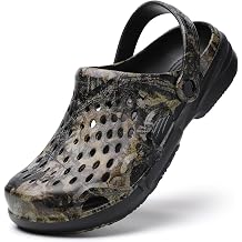 Men's EVA Clogs - Outdoor Mules with Adjustable Heel Strap, Non-Slip Summer Sandals, Breathable Garden & Pool Shoes for Travel, Hiking, and Casual Wear