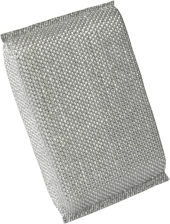 Casabella Sparkle Scrub Sponge Set Absorbent Sponges with Scrubber Exterior Dishwasher-Safe, 4-Pack