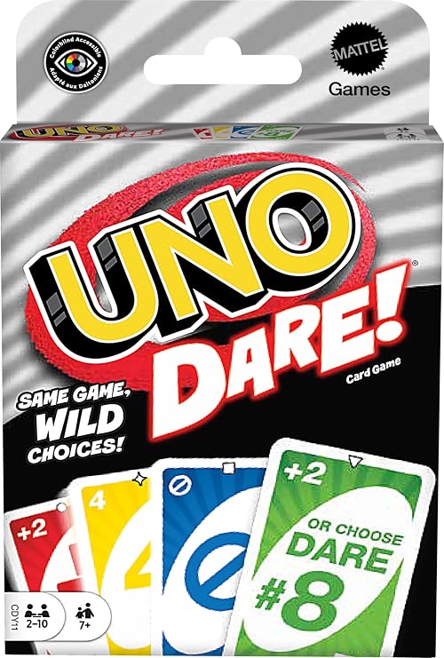 Mattel Games UNO Dare Uno Card Game Parallel Import