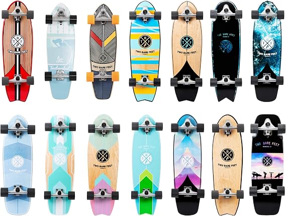 Two Bare Feet Complete Carving Style Surfskate Skateboard 28"/ 29" / 30" / 31" / 32"