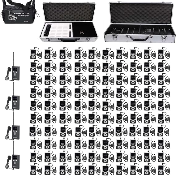 Retekess T130S Tour Guide Headsets, Simultaneous Interpretation Equipment