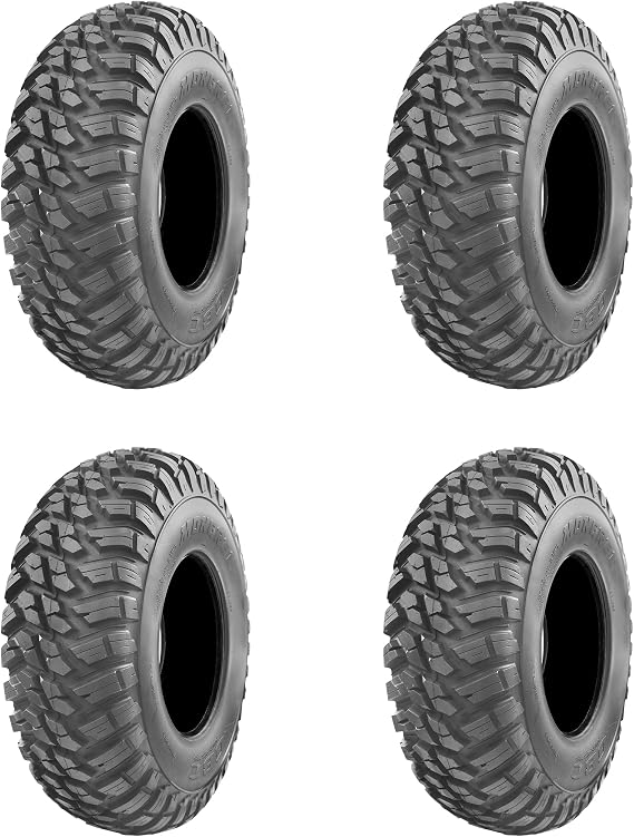 Set of 4 GBC Mongrel 35X10-15 ATV/UTV 10-Ply Rated Radial All-Terrain Tires