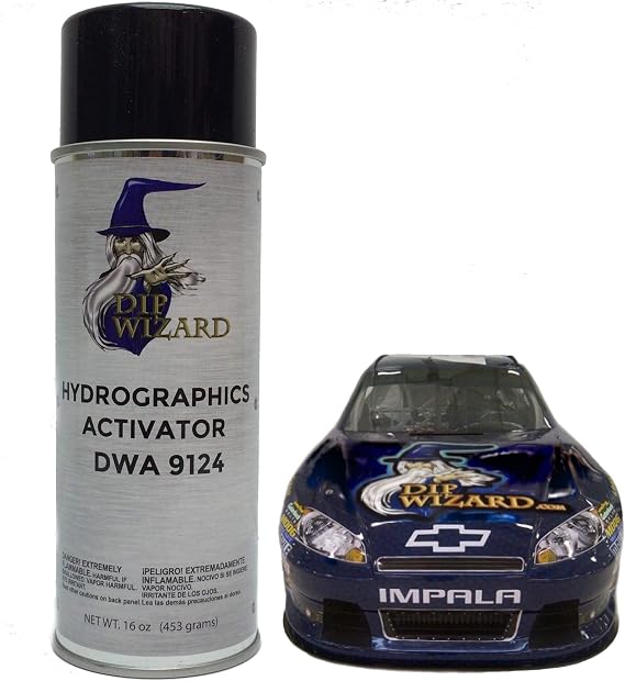 Hydrographic Film Activator - Dip Wizard Hydrovator Super Sized 16 Oz Aerosol Spray Can Hydro Graphic Water Transfer Activator Hydro Dip Dipping