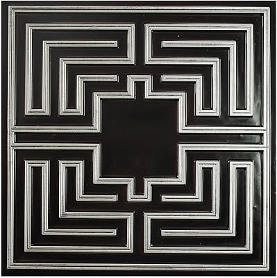 False Ceiling Tiles, Decorative 3D Panels, for Restaurant PL25 10tileslot Traditional Silver