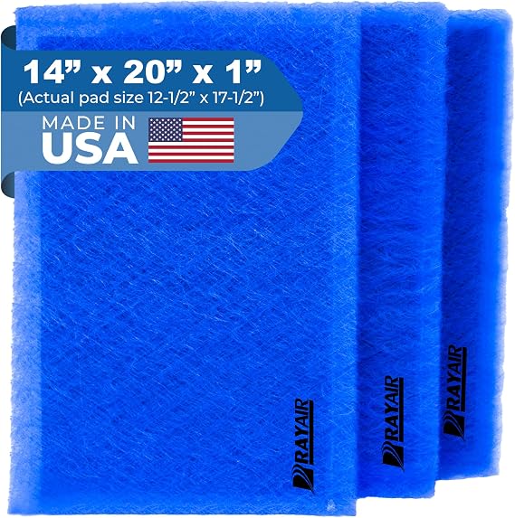 RAYAIR SUPPLY 14x20 Replacement Filter Pads Compatible with Dynamic