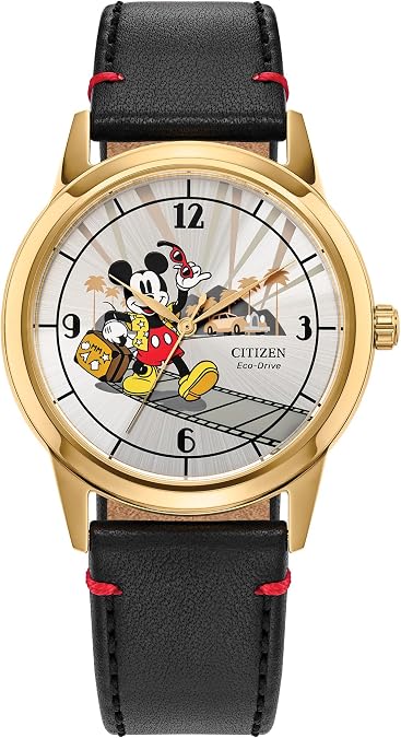 CITIZEN Men's Eco-Drive Mickey Mouse 40mm Stainless Steel FE7063-07W