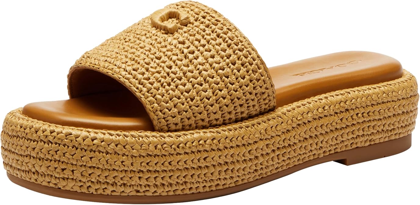 Coach Women's Sculpted C Platform Slides