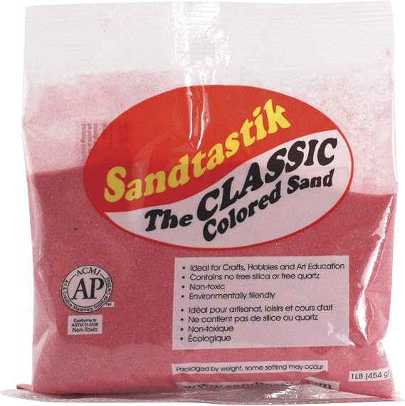 Sandtastik SAND ROSE BAG 1LB, Multicolor