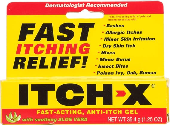 Itch-x Fast-Acting Anti-Itch Gel, 1.25-Ounce