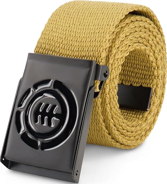 Element Unisex Adult Element Belt, Adjustable Fabric Belt for Men and Women With Metal Buckle